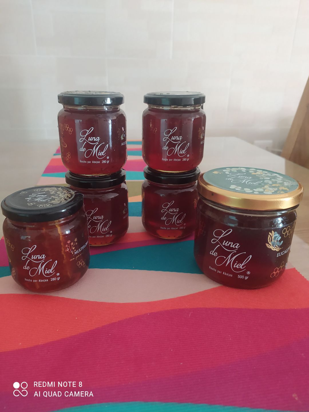 Customer photo review of Luna de miel con panal de abejas