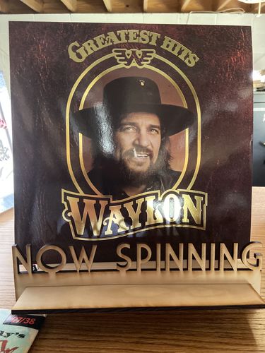 Customer photo review of Waylon Jennings "Greatest Hits" Vinyl LP