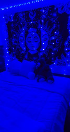 Customer photo review of DormVibes Color Changing Wall Lights