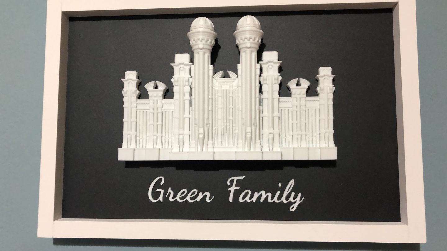 Customer photo review of Pedestal Inscription