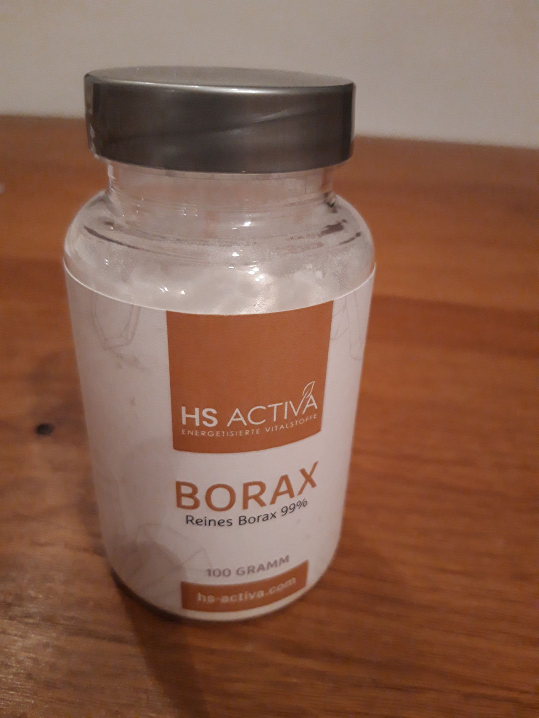 Customer photo review of Borax I Pharmazeutische Reinheit 99,9% I 100 Gramm