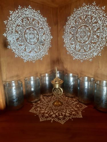 Customer photo review of Om Glass Juego de 4 Vasos