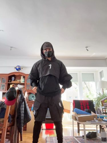 Customer photo review of TO Streetwear Rainproof Japanese Hoodie