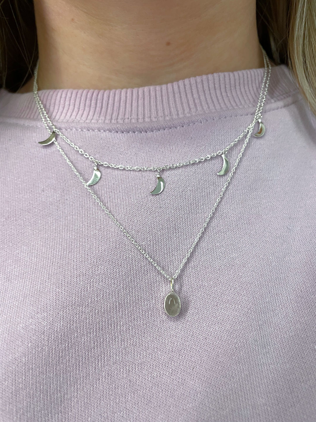 Customer photo review of Berlock Oktober Rosenkvarts Silver