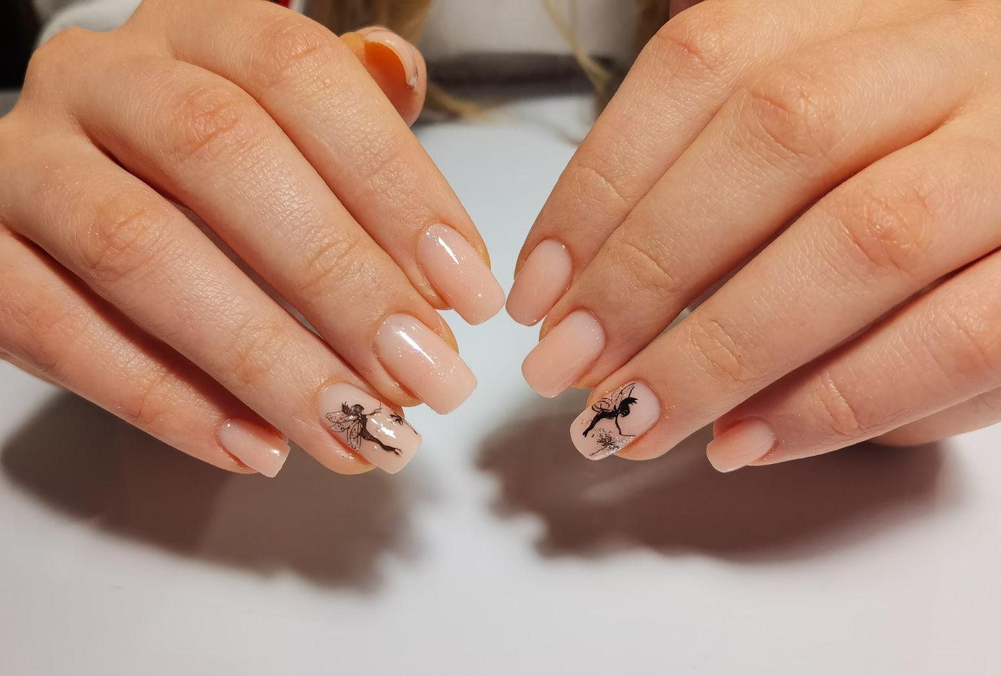Customer photo review of Semilac Builder Gel Cover Pink Milk 15g