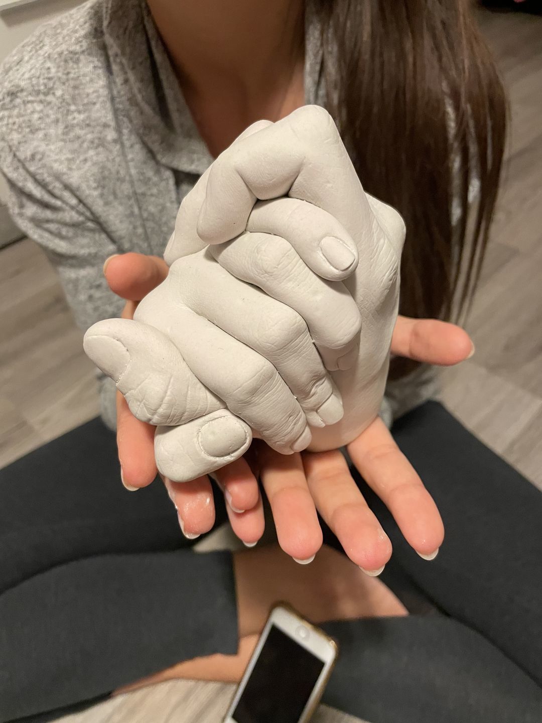 Customer photo review of Zestaw do odlewu dłoni | Para