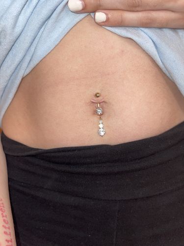 Customer photo review of Goddess Belly Button