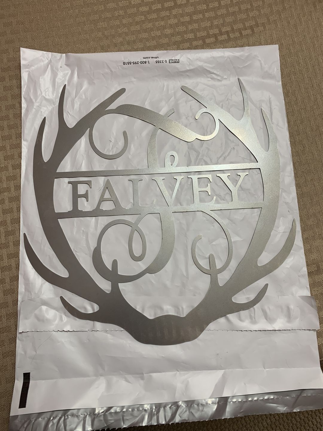 Customer photo review of Antler Monogram with Name - 2 sizes
