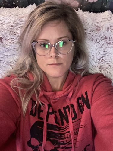 Customer photo review of 78 - No One Crop Hoodie