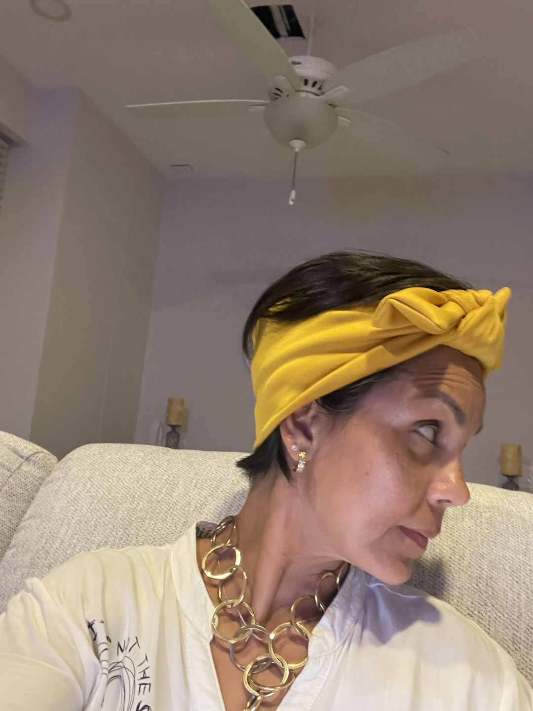 Customer photo review of Banda con Moño - Basic Mustard
