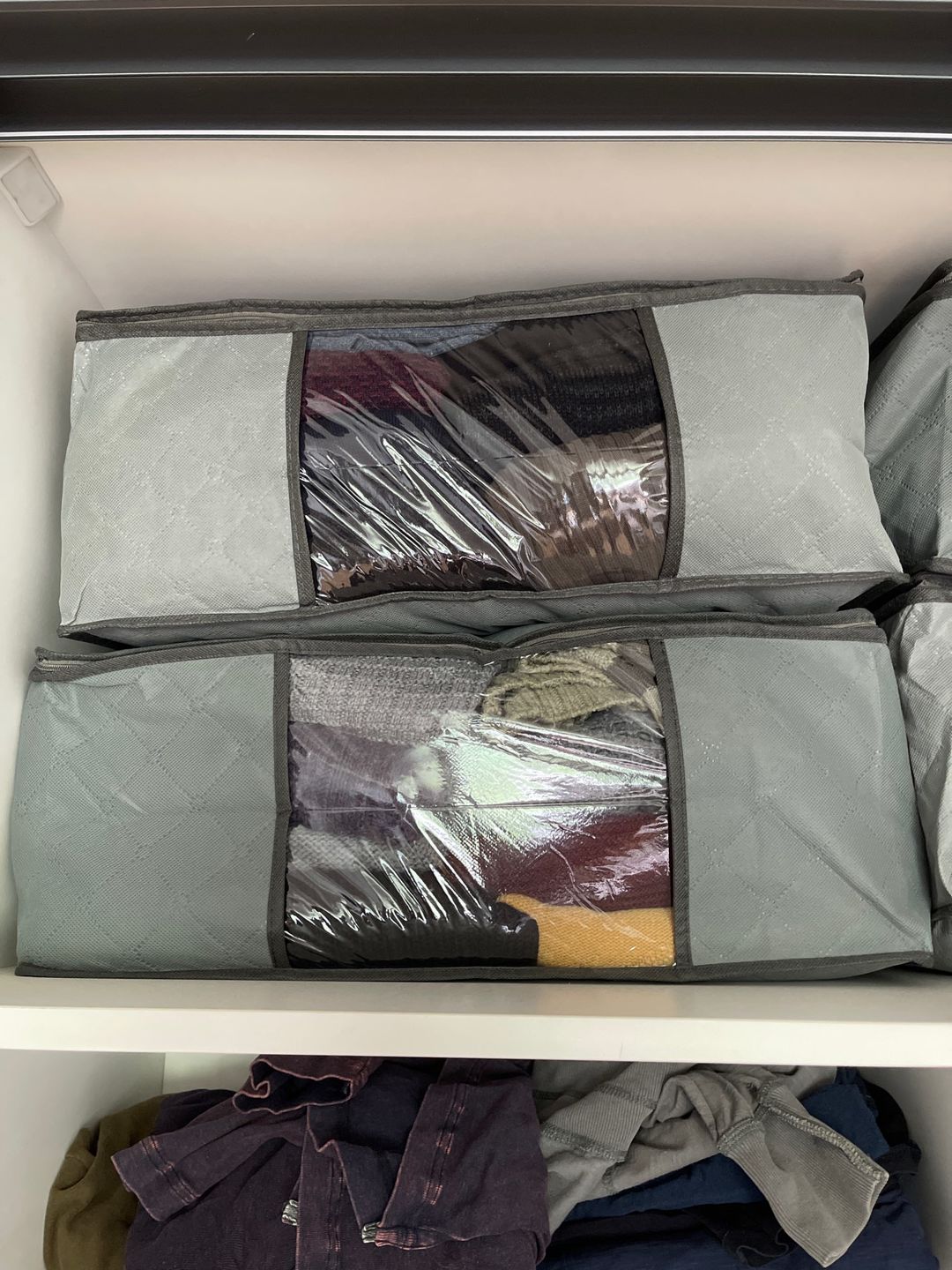 Customer photo review of Pack of 5 High Quality Space Saving Storage Bags