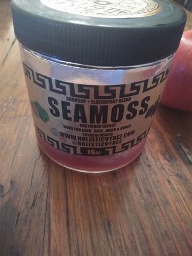 Customer photo review of Elderberry and Soursop Infused Sea Moss Gel