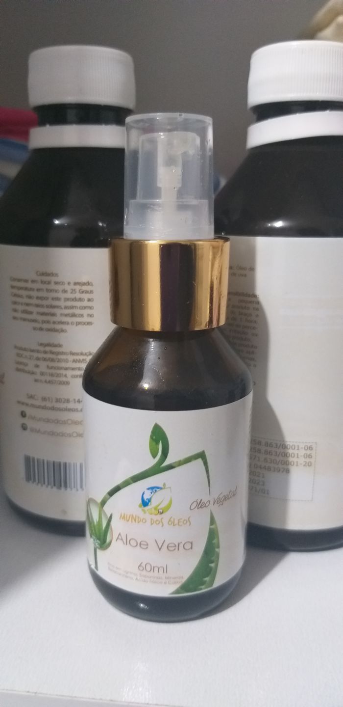 Customer photo review of Óleo de Aloe Vera / Babosa