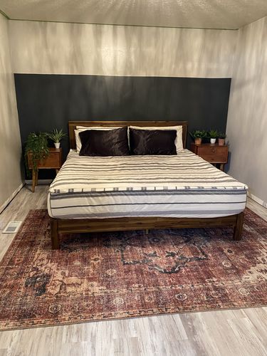 Customer photo review of Distressed Vintage Cezanne Terracotta Area Rug