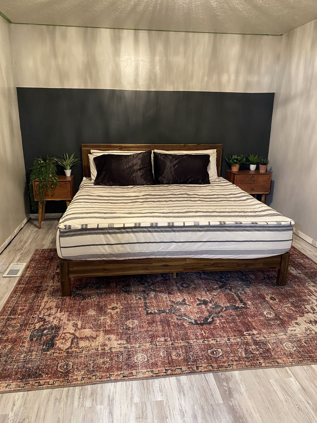 Customer photo review of Distressed Vintage Cezanne Terracotta Area Rug