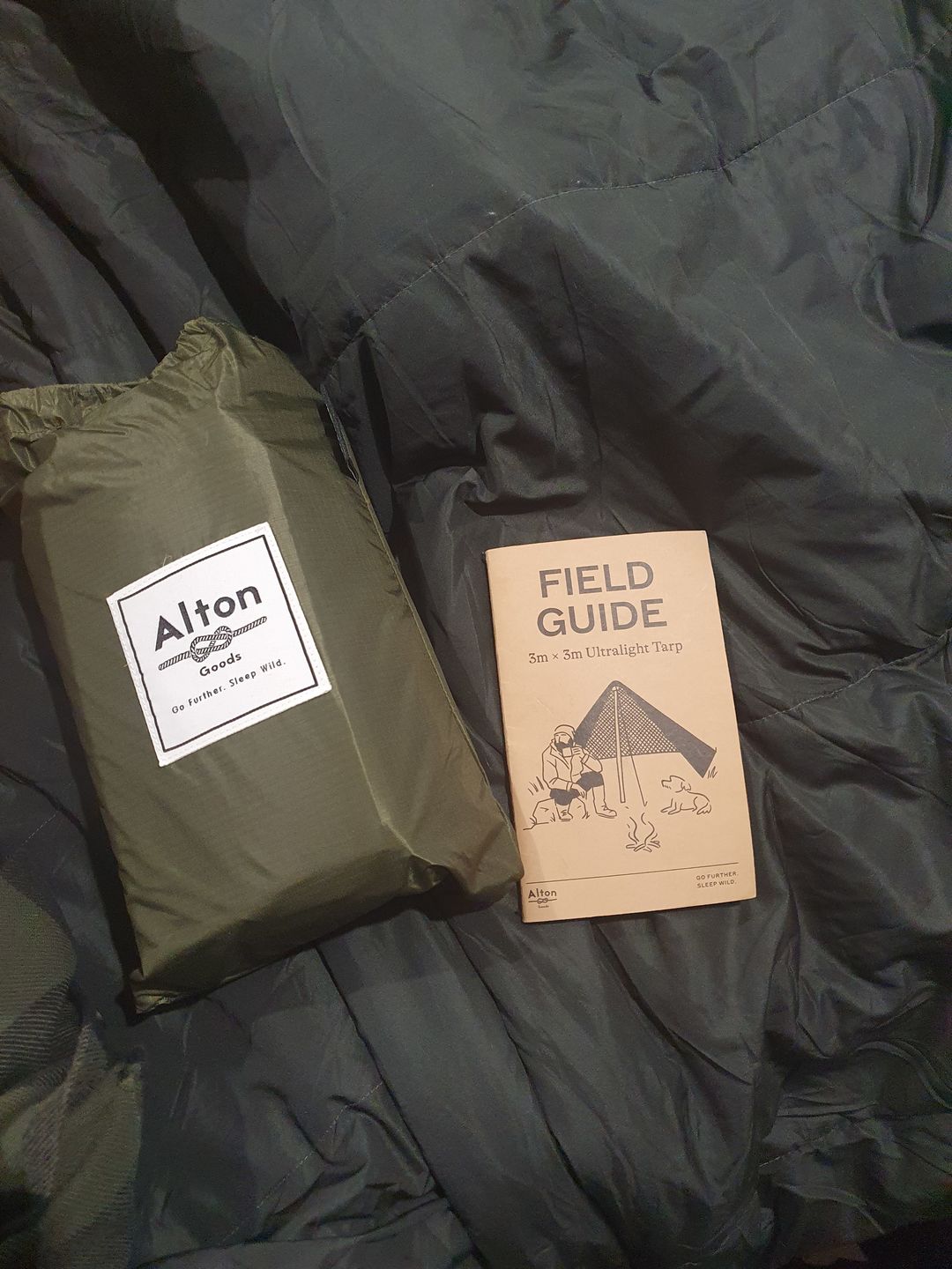 Customer photo review of Waterproof Field Guide - Tarp