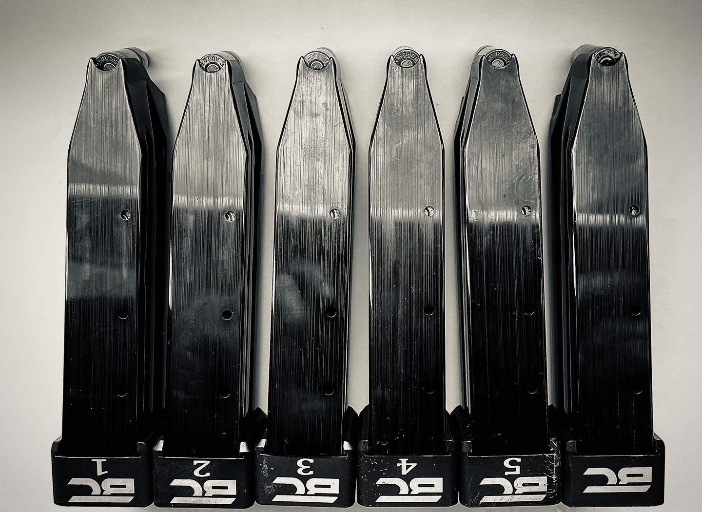 Customer photo review of STI 2011 Staccato/BUL Armory | Brass | Double Stack Long Magazine Base Pad Set