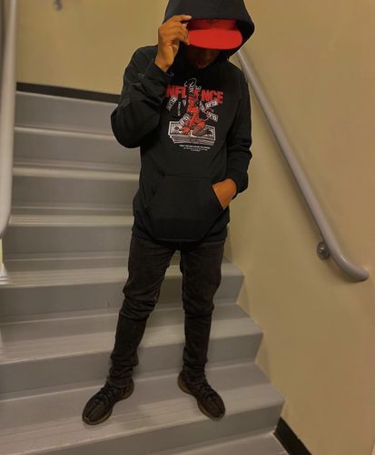 Customer photo review of BAD INFLUENCE HOODIE