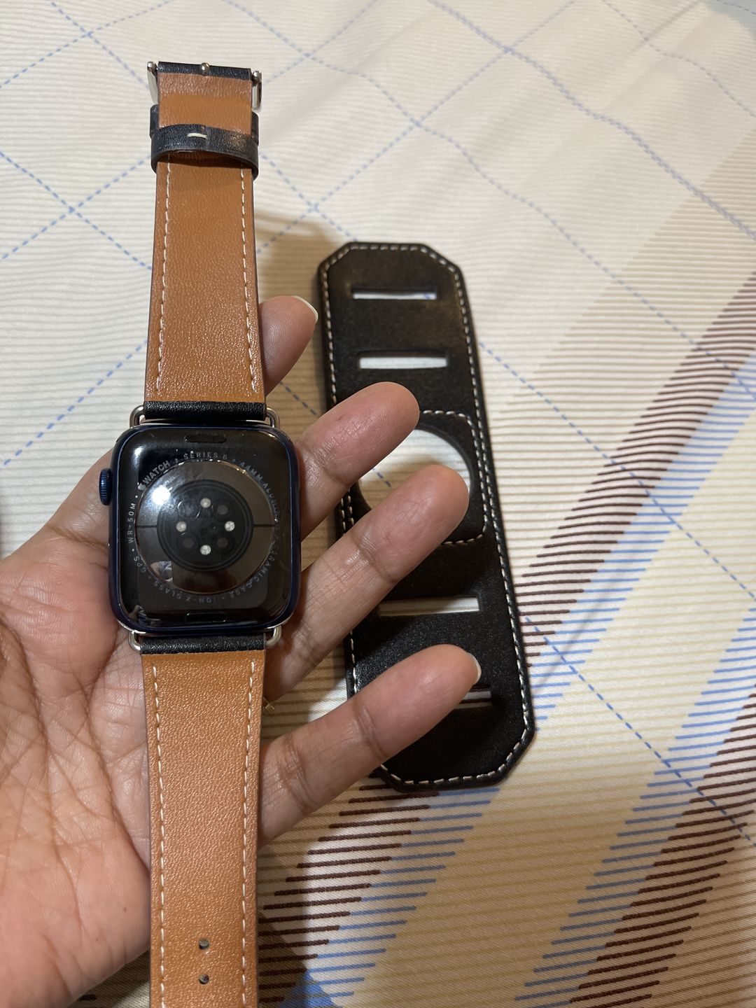 Customer photo review of Dione Leather Band (4 Colours)
