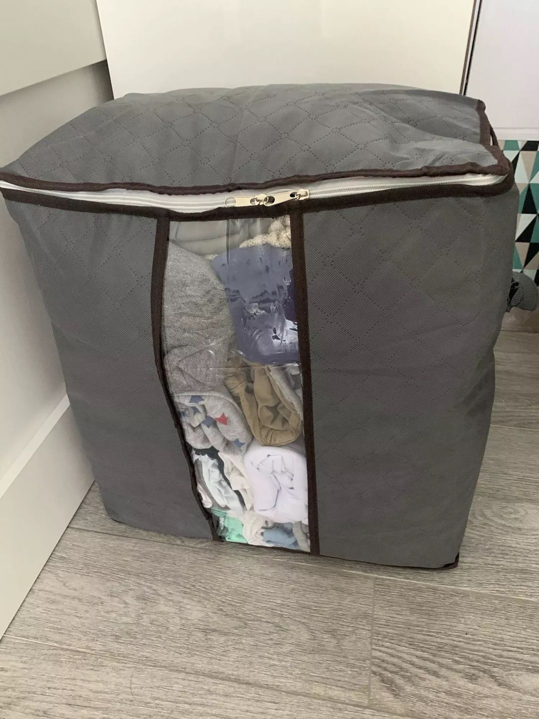 Customer photo review of Pack of 5 High Quality Space Saving Storage Bags