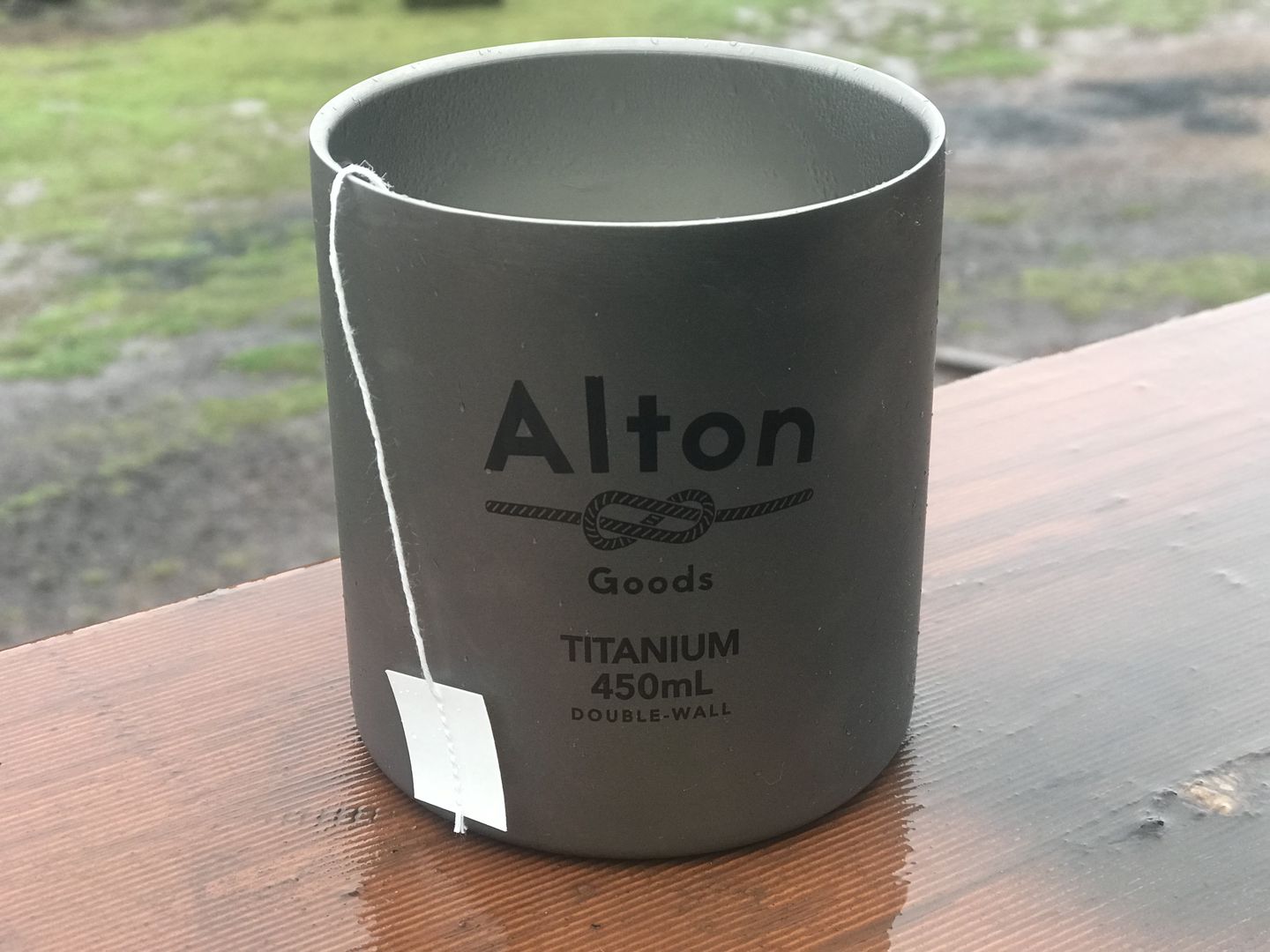 Customer photo review of Titanium Double-Wall Mug 450mL