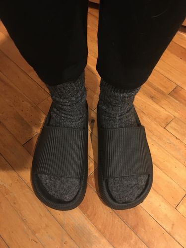 Customer photo review of Original Cushion Slides - Cloud Slides
