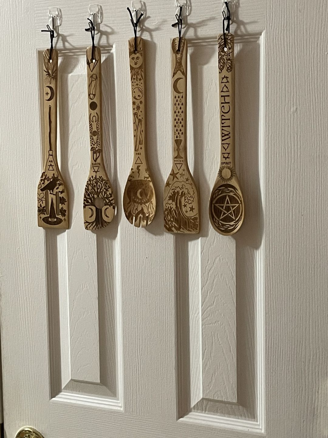 Customer photo review of The 5 Elements Bamboo Large Kitchen Utensils Set