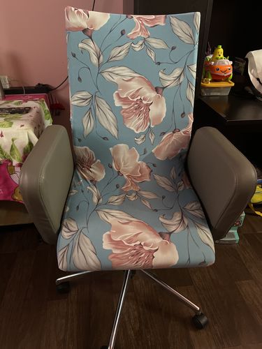 Customer photo review of Magic Universal Chair Cover