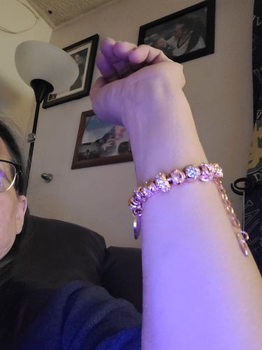 Customer photo review of Mother Daughter Eternal Love Bracelets