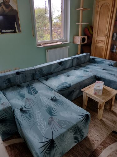 Customer photo review of Grüner Dschungel - Sofabezüge für klassische und Ecksofas - Das Haus der Überzüge