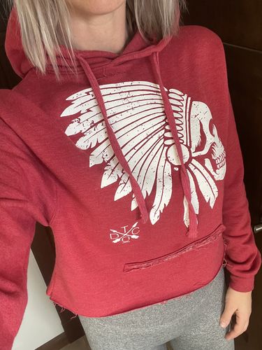 Customer photo review of 1- Apache Crop Hoodie