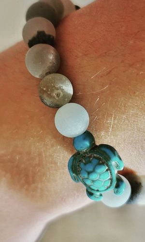 Customer photo review of "Turtle" tracking bracelet
