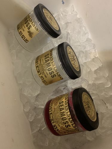 Customer photo review of The Wellness Trio SeaMoss Gel Combo