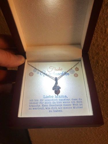 Customer photo review of "Liebe Mama" - Weihnachtsgeschenk für Mama