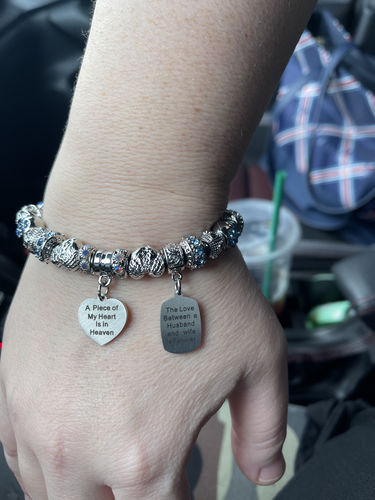 Customer photo review of Piece Of My Heart Bracelet