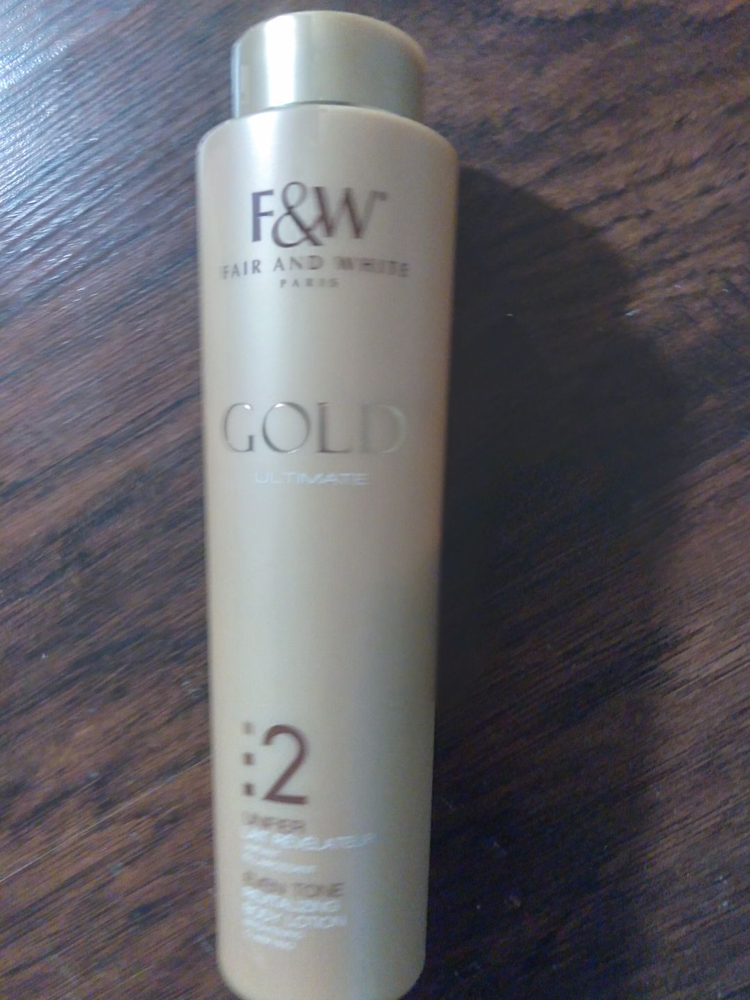 Customer photo review of Fair and White 2: Gold Revitalizing Argan Oil  200ml / 6.76 fl. oz