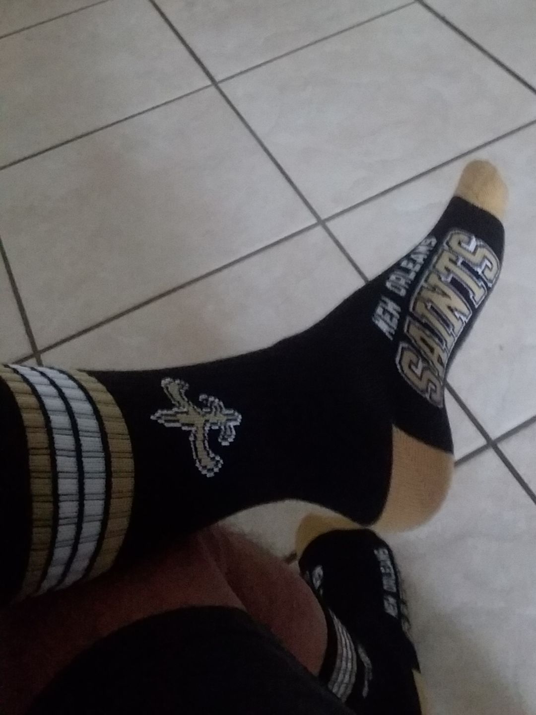 Customer photo review of New Orleans Saints - 4 Stripe Deuce