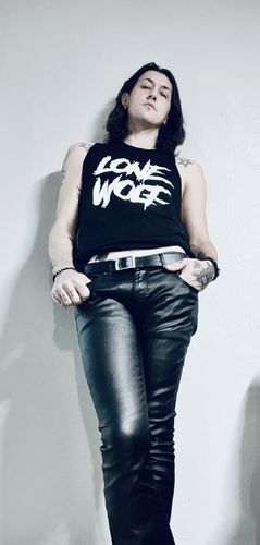 Customer photo review of 118 -  Blood Lone Wolf Tank Top