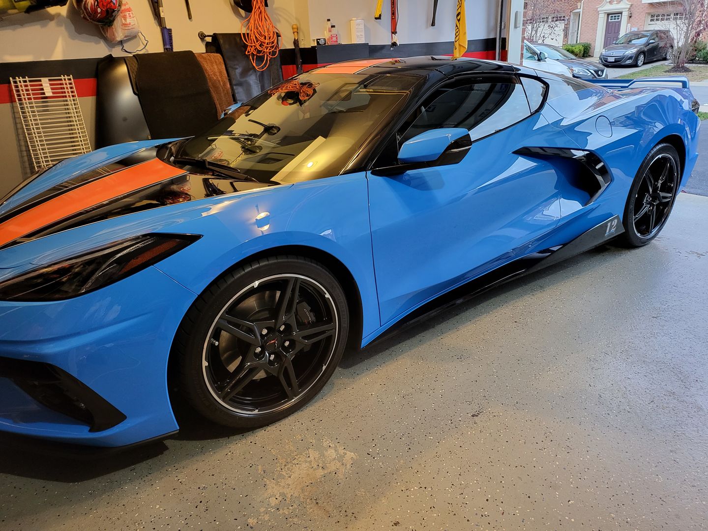Customer photo review of Corvette C8 5VM Front Splitter & Side Skirts