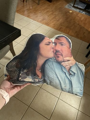 Customer photo review of Create A Custom Cat Pillow