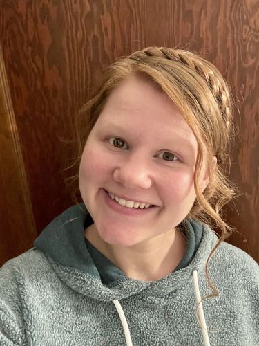 Customer photo review of Madison Braid Bundle - Lulu Two Strand, Halo, Top knot