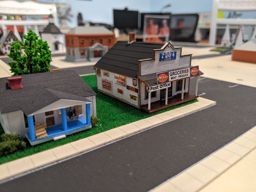 Customer photo review of Blair Line 80 Blairstown General Store -- Kit - 2 x 3" 5 x 7.5cm, N Scale