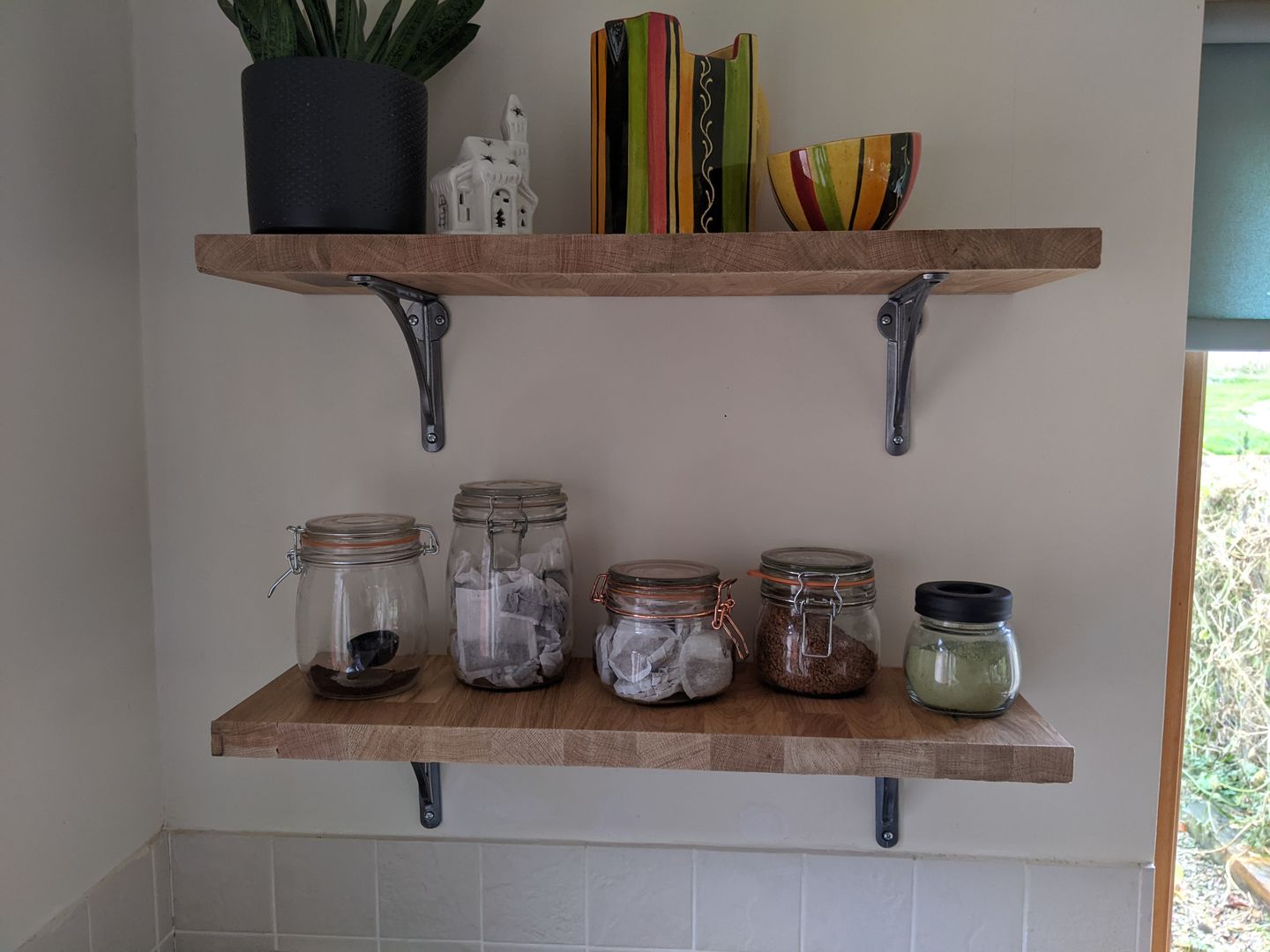 Customer photo review of 7 Inch Ironbridge Cast Iron Shelf Bracket