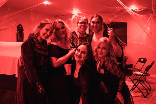 Customer photo review of Halloween Murder Mystery Game Kit - Vampire Ball