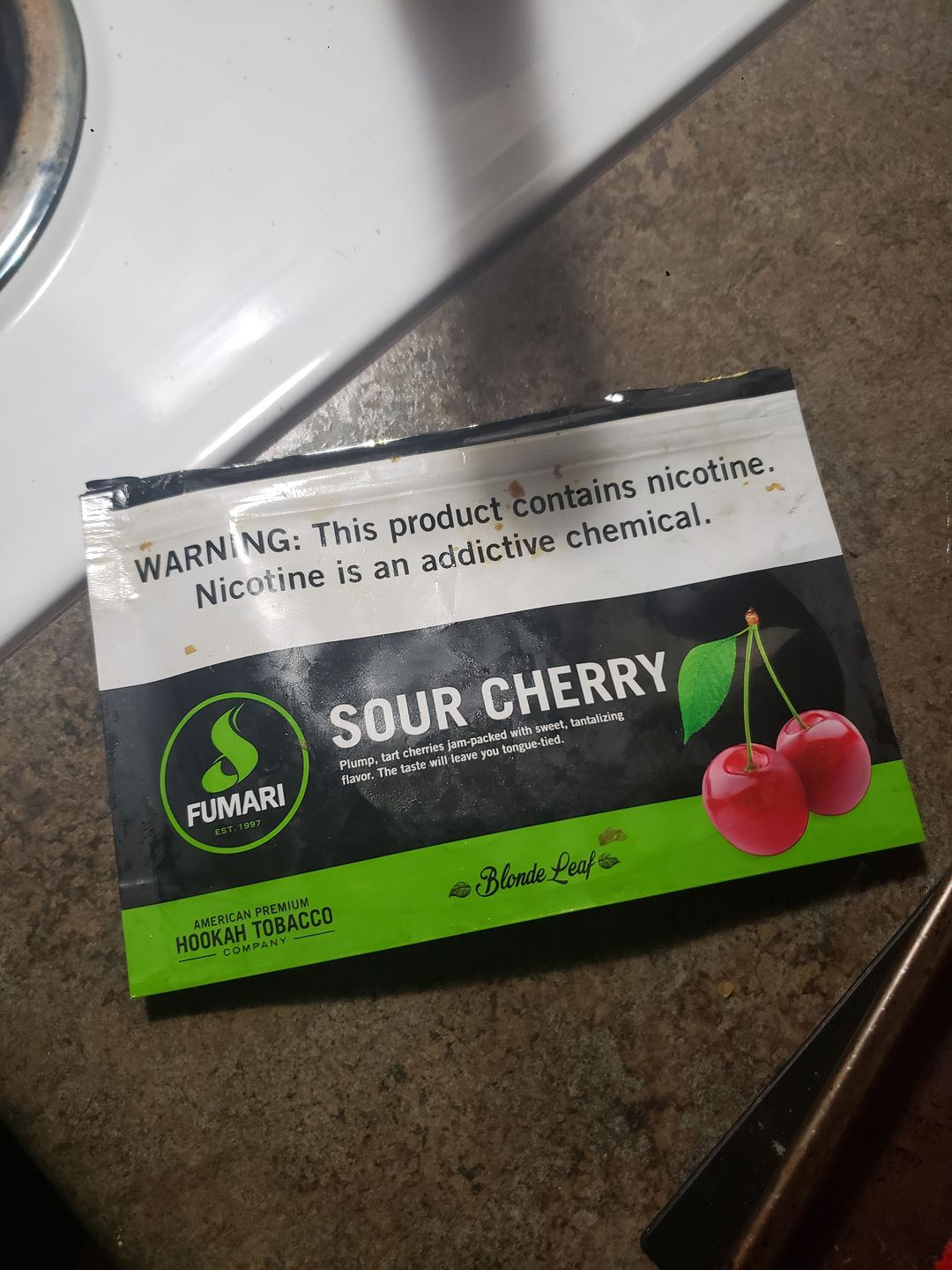 Customer photo review of Fumari Shisha 100g