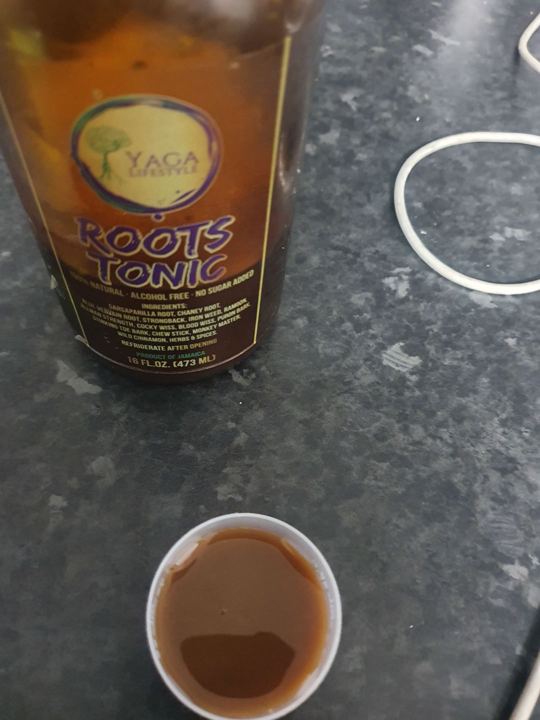 Customer photo review of Yaga Roots Tonic™