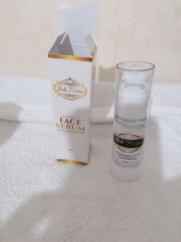 Customer photo review of HYALURONIC ACID FACE LIFTING SERUM