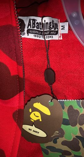 Customer photo review of BAPE 02S WGM Hoodies
