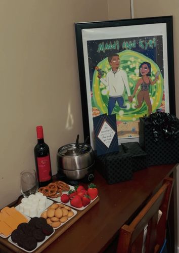 Customer photo review of 'Rick and Morty' Custom Portrait