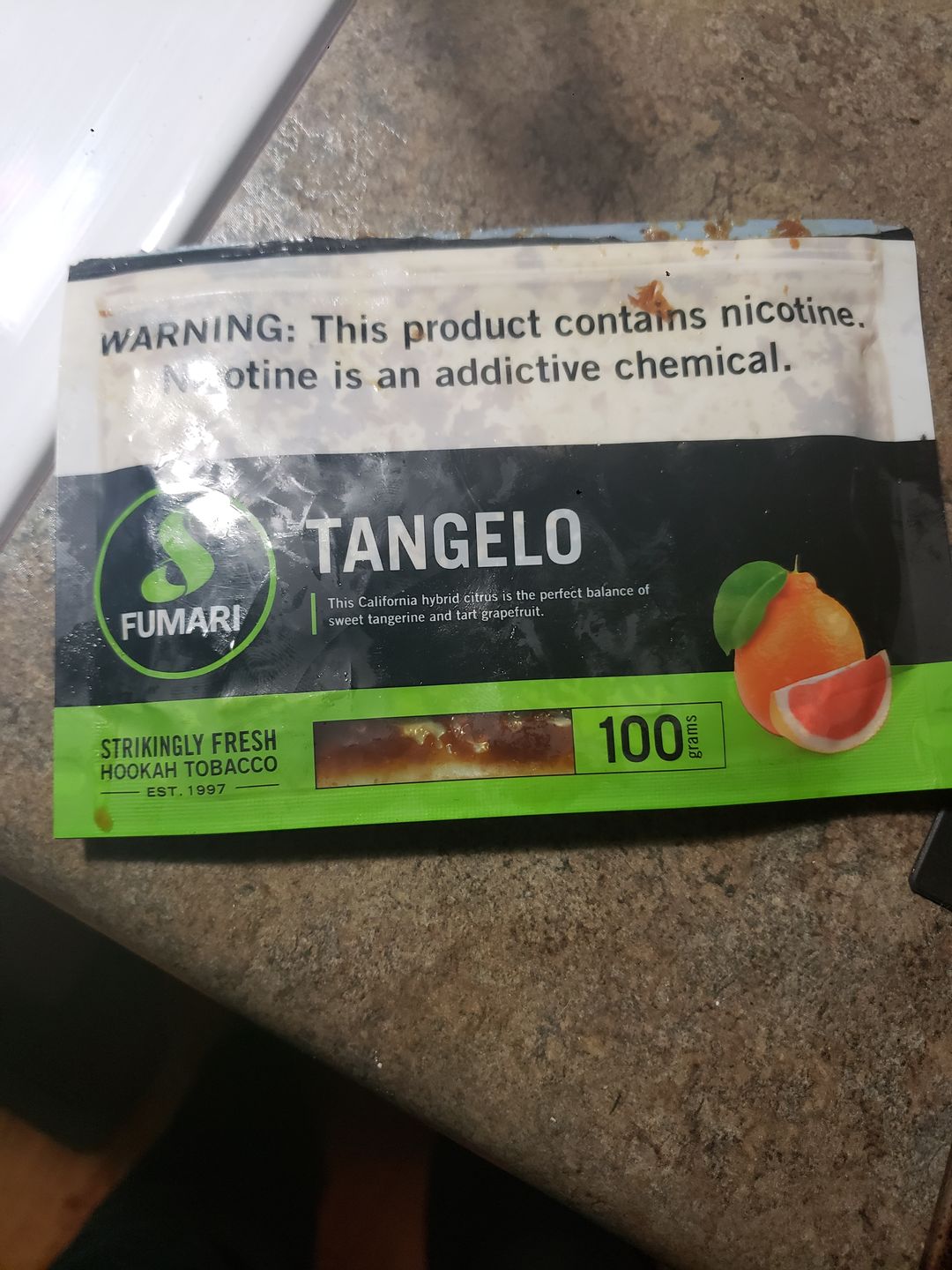 Customer photo review of Fumari Shisha 100g